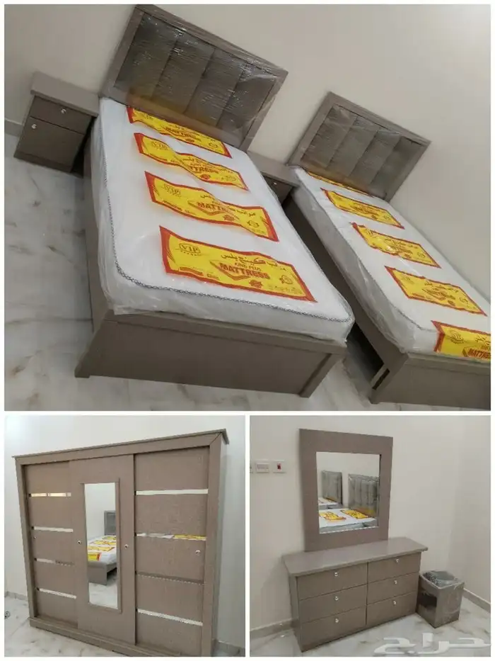 غرف نوم جديدة وطني نفرين واطفال ونفر ونص بسعر المصنع 17