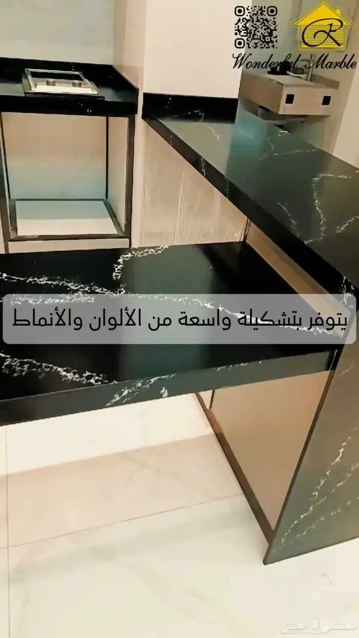 رخام كورين اكريليك الصلب فئة اولى 7