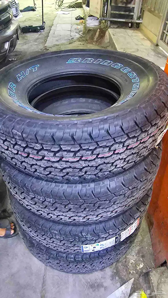 كفرات برجستون مقاس 275.70.16 تاريخ 2024 نهايت السنه 6