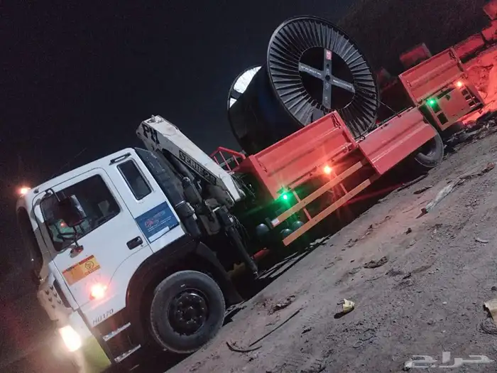 الايجار بوم ترك 8تن كرين مشوار يوميا شهري داخل السعوديه 2