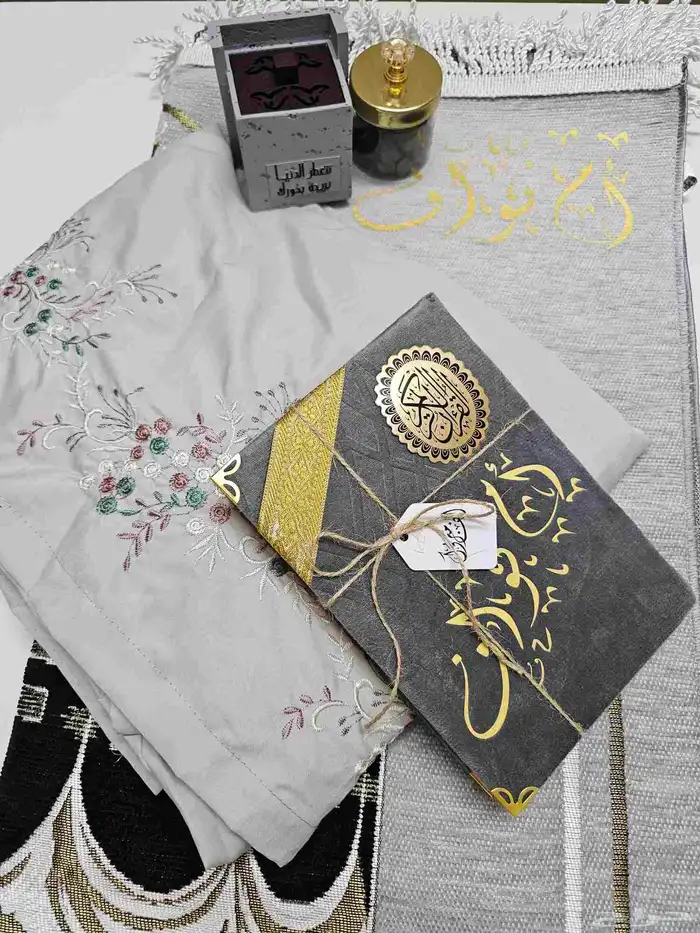 اطقم صلاة شرشف دبل كلوش ومطرز ومكسر 10