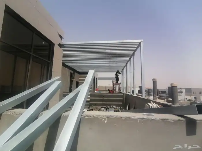 حداد مضلات وسواتر وبرجولات بيوت شعر سندوتش بنل قرميد كلادنق 6
