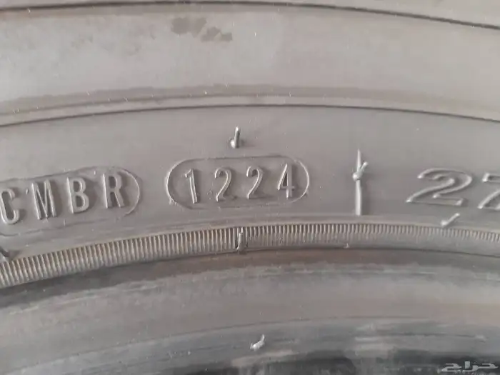 طقم كفرات رودستون كوري منزل 275 65 17كفرات نضيفه تاريخ 2024 2