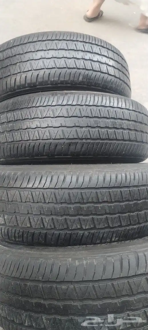 كفرات دنلوب 20 وكاله جيب لاند موديل جديد مقاس 265 55 20 8