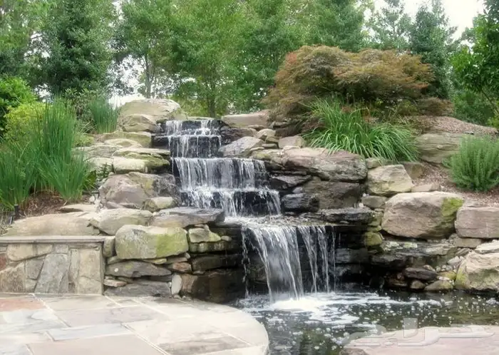 شلالات طبيعيه وزراعة وشبكات ري 1