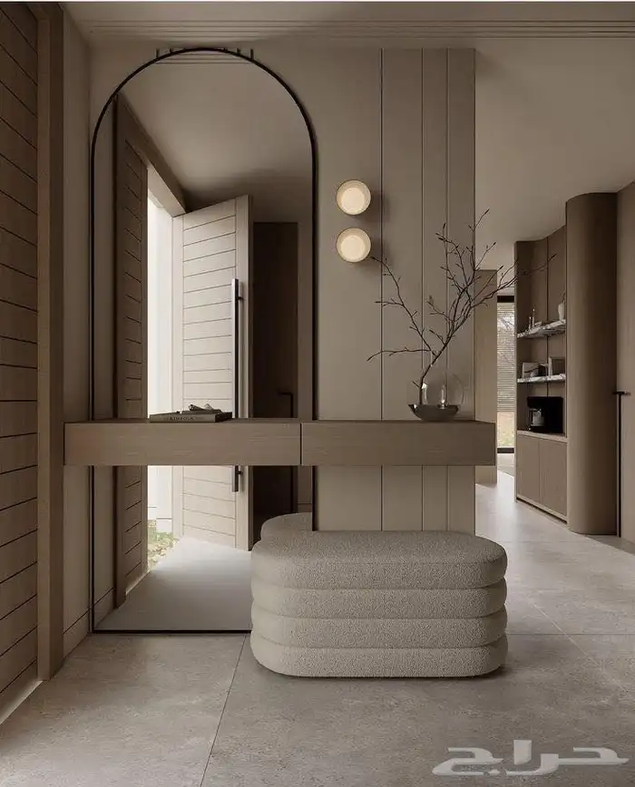 تصاميم  ديكور  داخلي  بديل  الشيبورد   ورق  جدران  لينن  ف 1