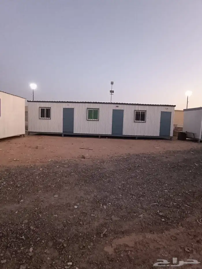 للبيع غرفة متنقلة جاهزة بركس برتبل كارافان سكن عمال 4في12 0