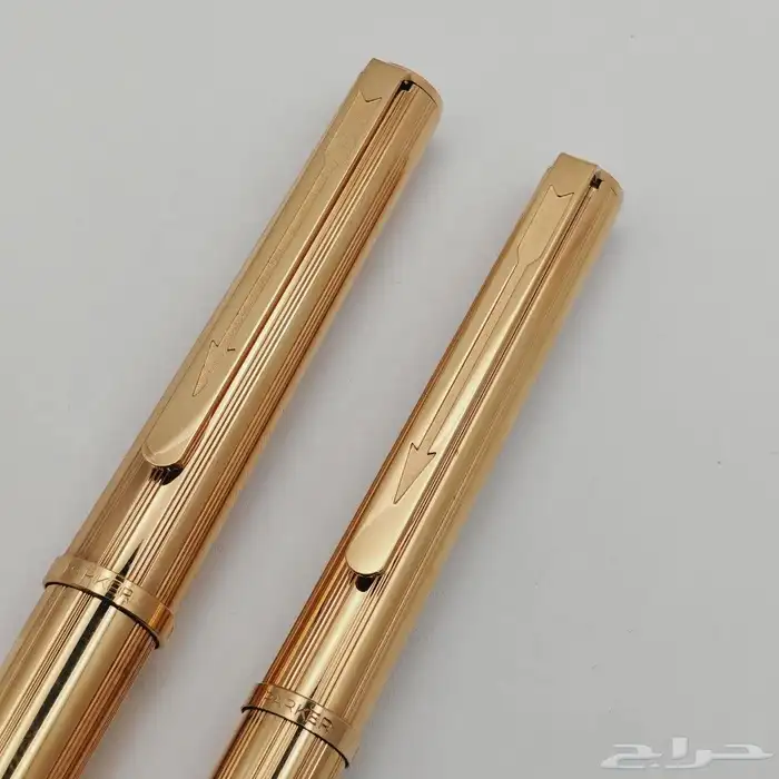 تم البيع طقم Parker 85 الذهبي الفاخر بمشبك باركر النادر 3