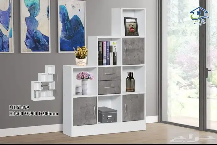 دولاب رفوف مودرن رومالي 4