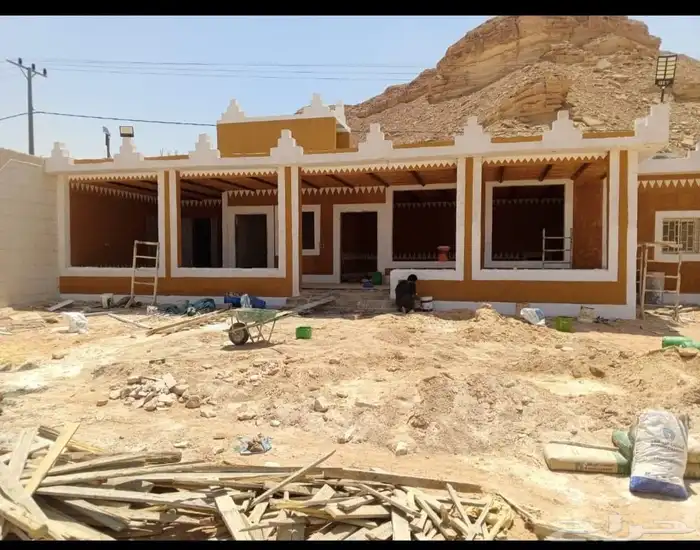 أبوحسين الديكورات الخارجيه ترث المجلس معابديل الحجر 4