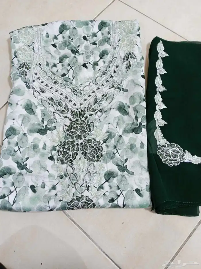 قطع اقمشه حرير طرحه وبدون طرحه 4