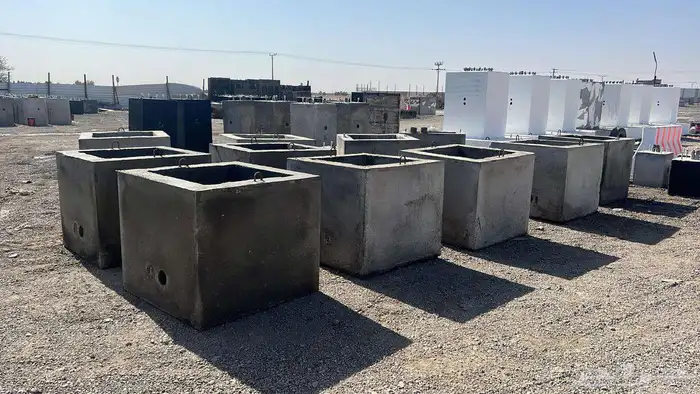 حواجز خرسانيه وزينة حدائق 0