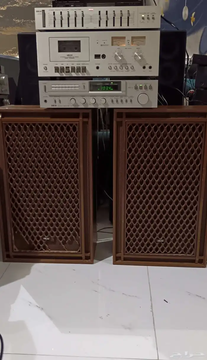 مسجل كاسيت استريو أكاي Akai 1