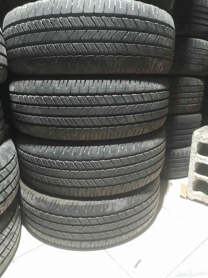 طقم كفرات لاؤفن مقاس 265 70 16كفرت شبه الجديد تاريخ 23 0