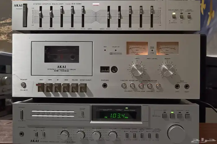مسجل كاسيت استريو أكاي Akai 2