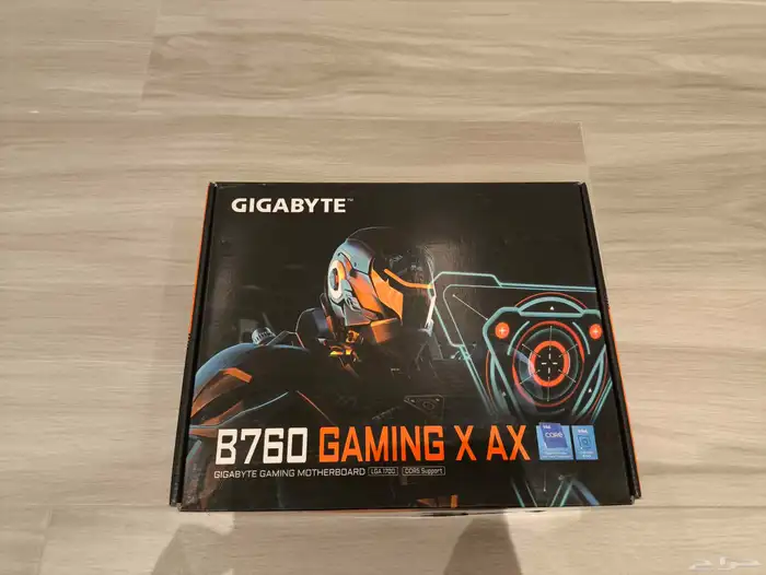 مذربورد GIGABYTE B760 GAMING X AX لمعالجات إنتل LGA1700 جديد 0