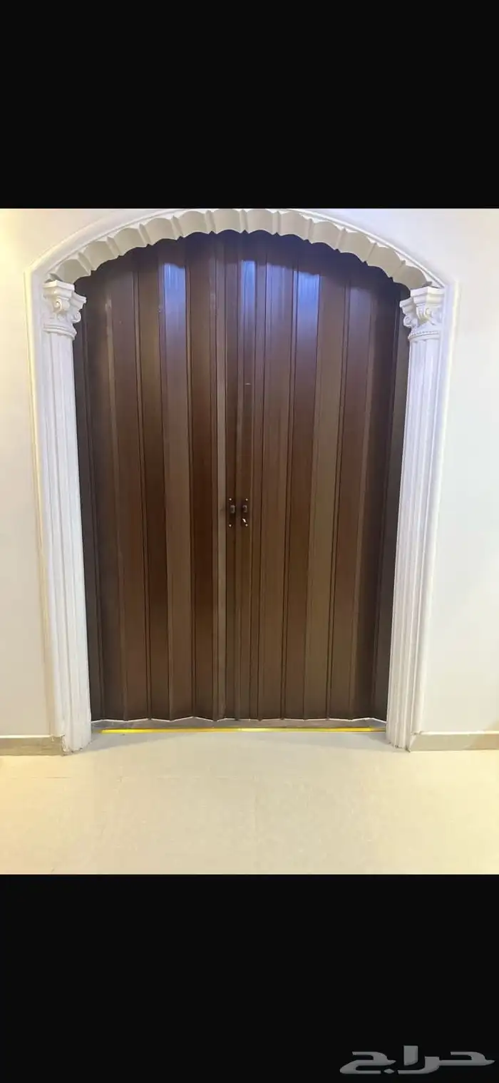 ابواب سحب سحاب سحابة جلد وبلاستيك كورديون 3