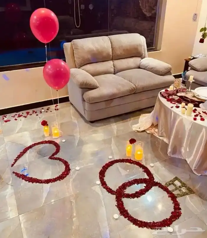 تجهيز و تنسيق غرف العرسان و ذكرى زواج 11