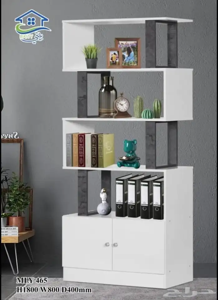 دولاب رفوف مودرن رومالي 6