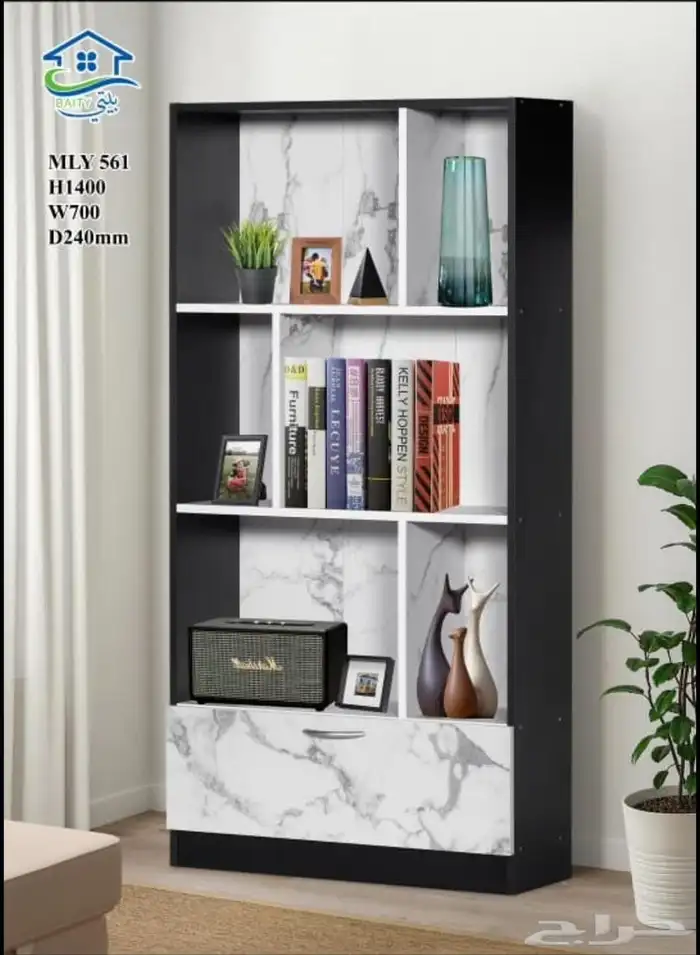 دولاب رفوف مودرن رومالي 11