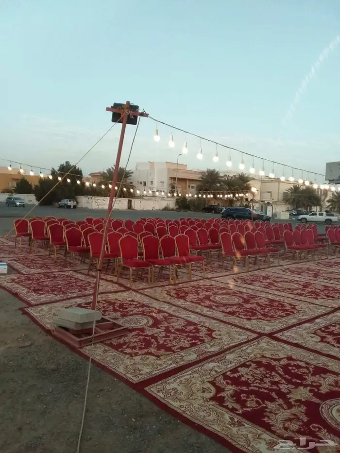 كراسي عزاء وزوليات وعقود لمبات وتيزار 3