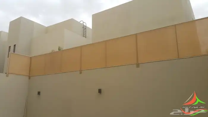 ساتر سواتر شينكو هنقر حديد خشب للحوش والتسوير وحماية البنا 7