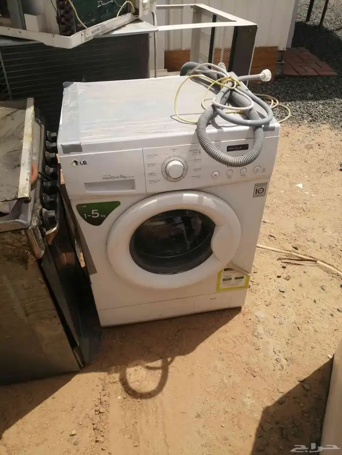 غسالة اتوماتيك LG شبه جديدة البيع للسفر نهائي 0