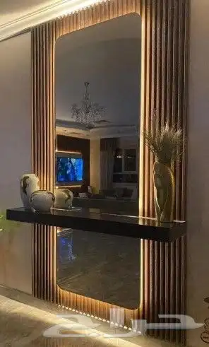 مداخل مودرن بإضاءة فاخرة تفصيل حسب الطلب 2