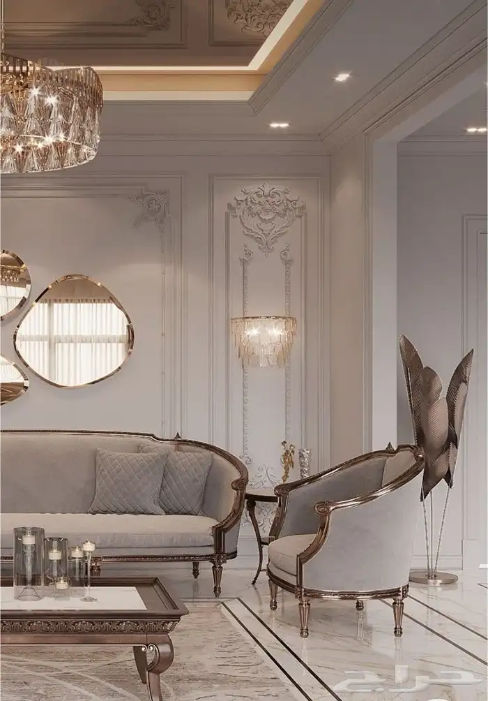 تفصيل كنب كلاسك ملكي خشب زان ضمان 10 سنوات 0