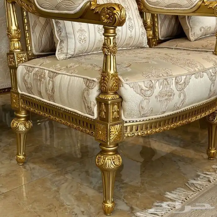 تفصيل كنب كلاسك ملكي خشب زان ضمان 10 سنوات 4