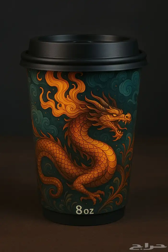 كوب ورقي تصميم جميل 0