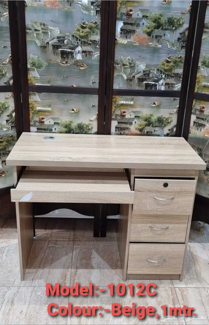 اثاث المكتبى   مكتب مدير تغم كامل متوفر مكتب صغير كرسي شبك 6