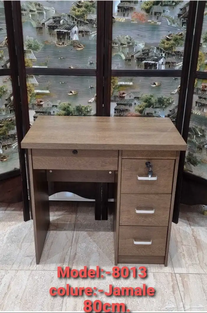 اثاث المكتبى   مكتب مدير تغم كامل متوفر مكتب صغير كرسي شبك 4