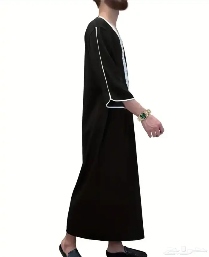 ثوب اسود جديد xxxL 2
