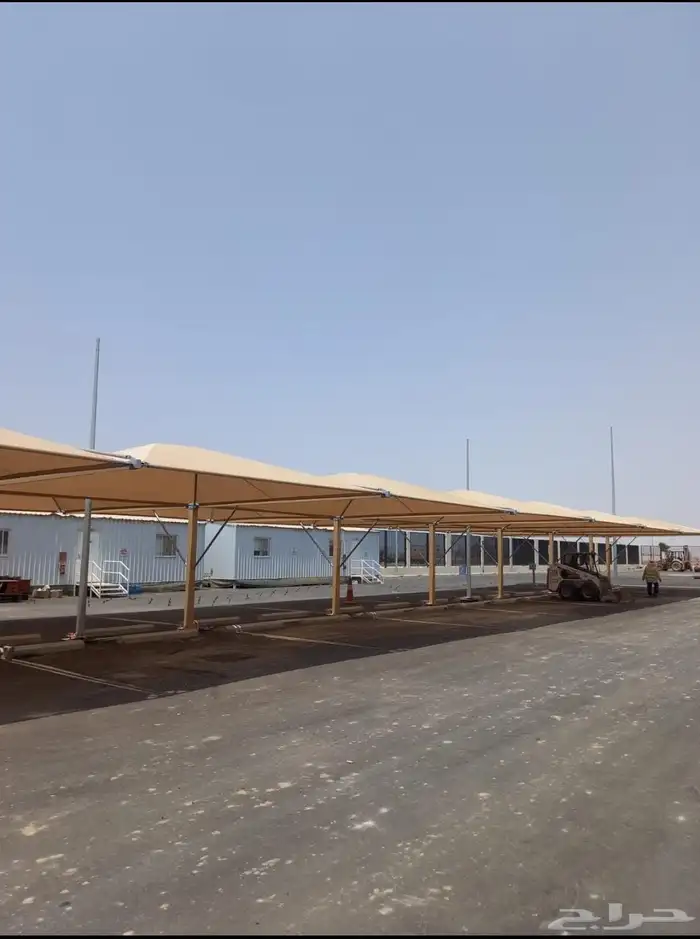 مظلات سيارات بجميع انواعها فرنسي عادي برجولات سواتر بيوت شعر 3