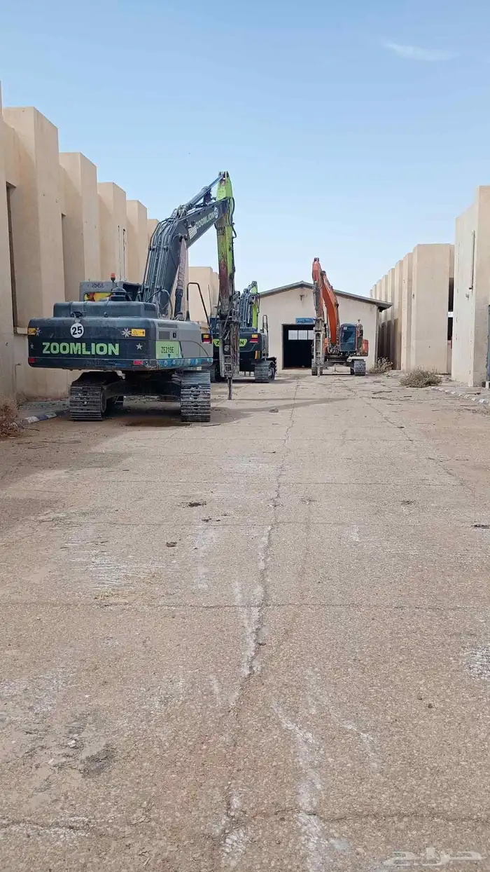 هدم مباني ازالة تشوة بصري بوكلينات شيول 0