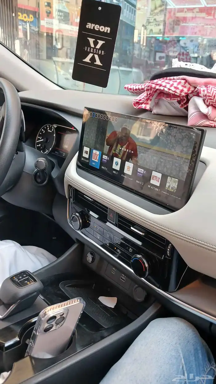 شاشه نيسان اكس تريل مديل 2024 7