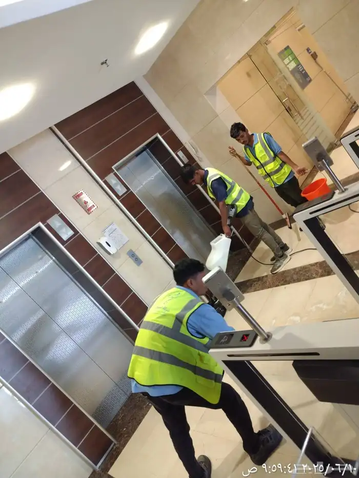 نظافة الواجهات الزجاجيه وتلميع البلاط جلي رخام نظافة 2