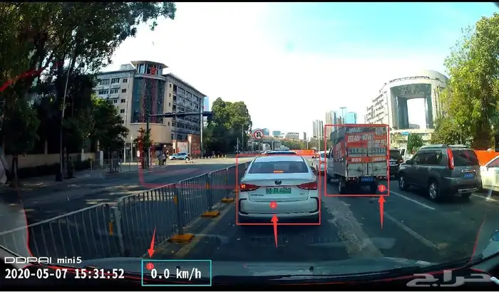 داش كام DDPAI N5 Dual كاميرا امامية وخلفية بدقة 4K 6