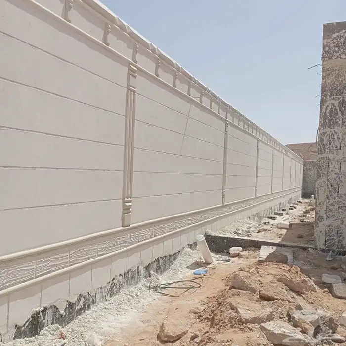 لياسه ملونه بديل الحجر للواجهات الخارجيه 4