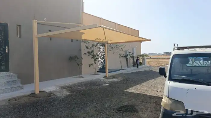 مظلات سيارات بجميع انواعها فرنسي عادي برجولات سواتر بيوت شعر 15