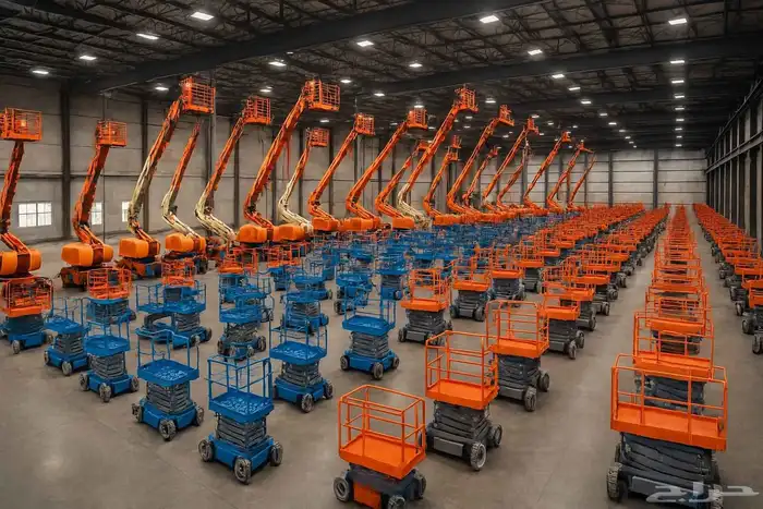 رافعات شوكية - سيزر لفت-مان لفت forklift للإيجار معدات 7