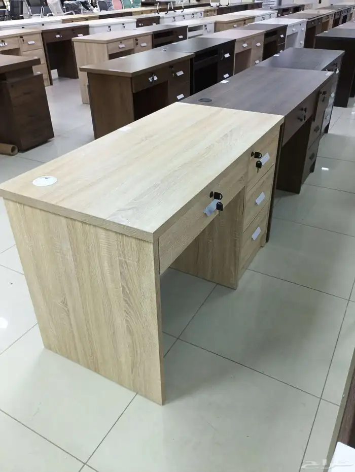 مكاتب عمل خشب ملامين 16