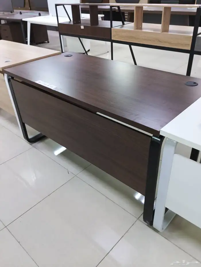 مكاتب عمل خشب ملامين 11