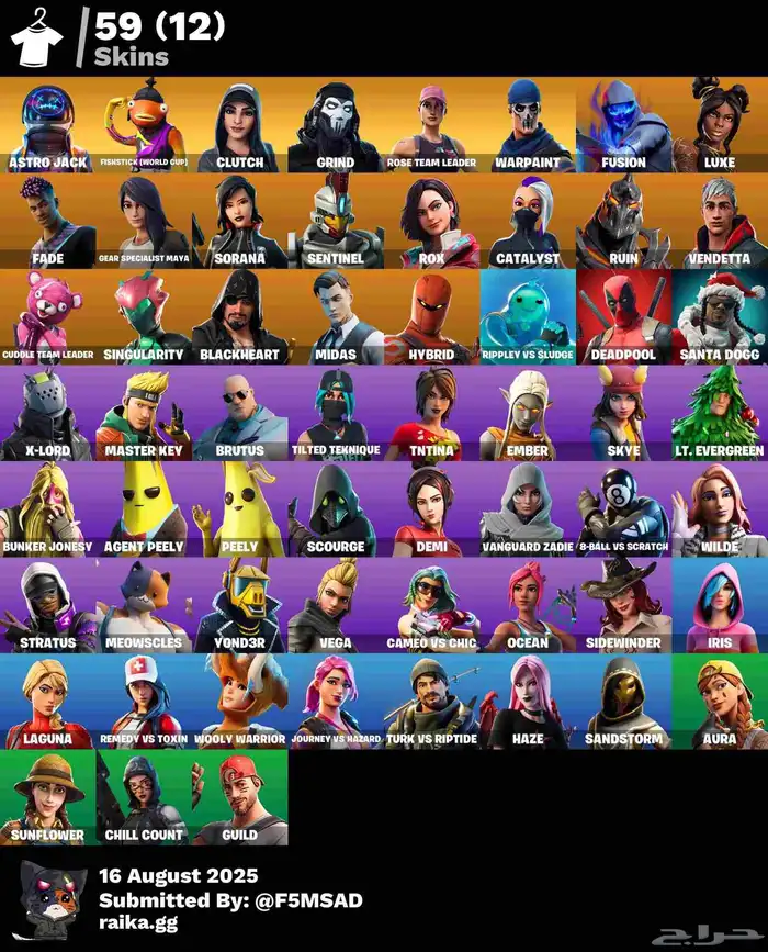 حسابين فورت 9
