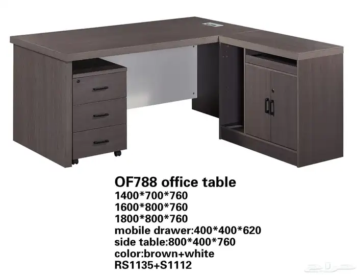 اثاث المكتبى   مكتب مدير تغم كامل متوفر مكتب صغير كرسي شبك 18