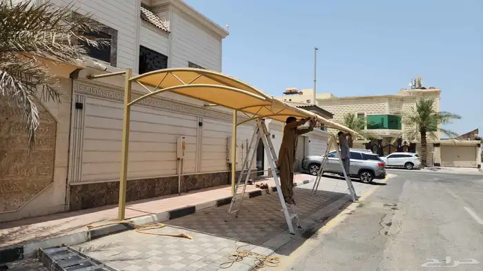 مظلات كبوتي مظلات هرمي سواتر باجميع انوعها 4