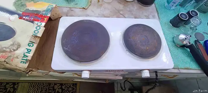 فرصة لا تعوض  بوتجاز كهرباء مسطح 2 شعلة للبيع 3