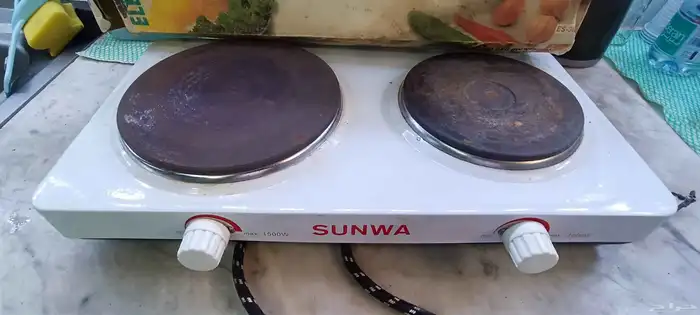 فرصة لا تعوض  بوتجاز كهرباء مسطح 2 شعلة للبيع 1