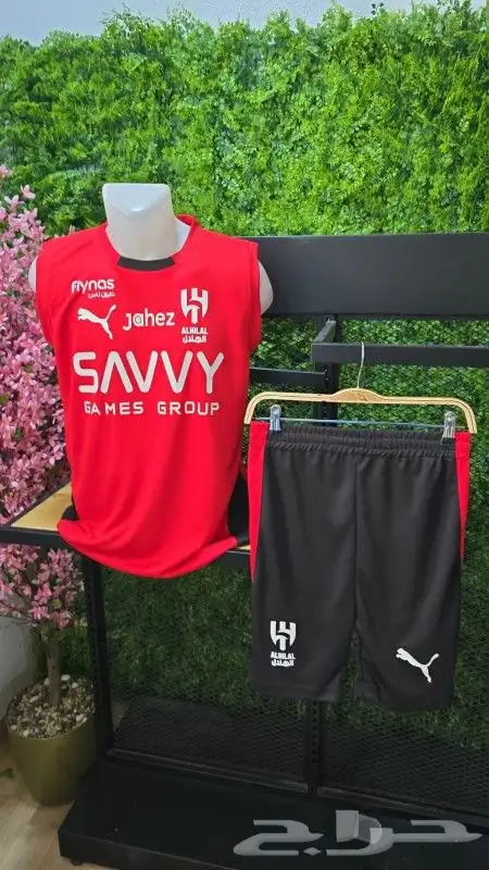 اطقم التمرين نادي الهلال خامه ممتاز وطباعه اسم حسب طلب 1